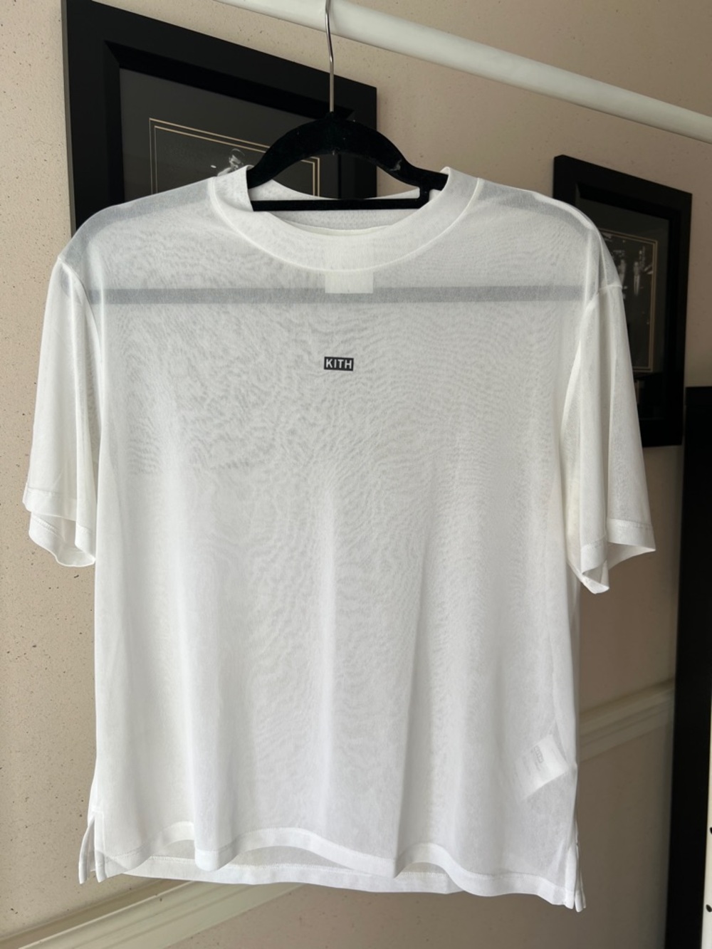 Women’s Kith White Mesh Top